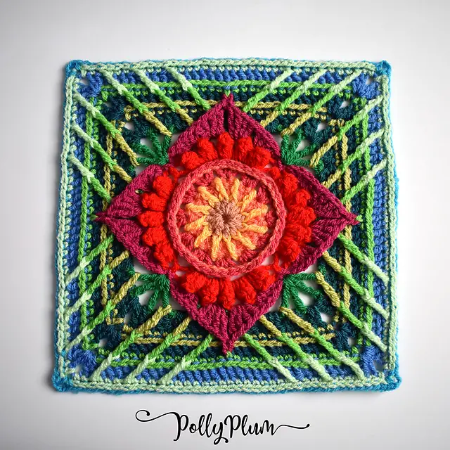 12 Inch Crochet Square Pattern You'll Love To Make