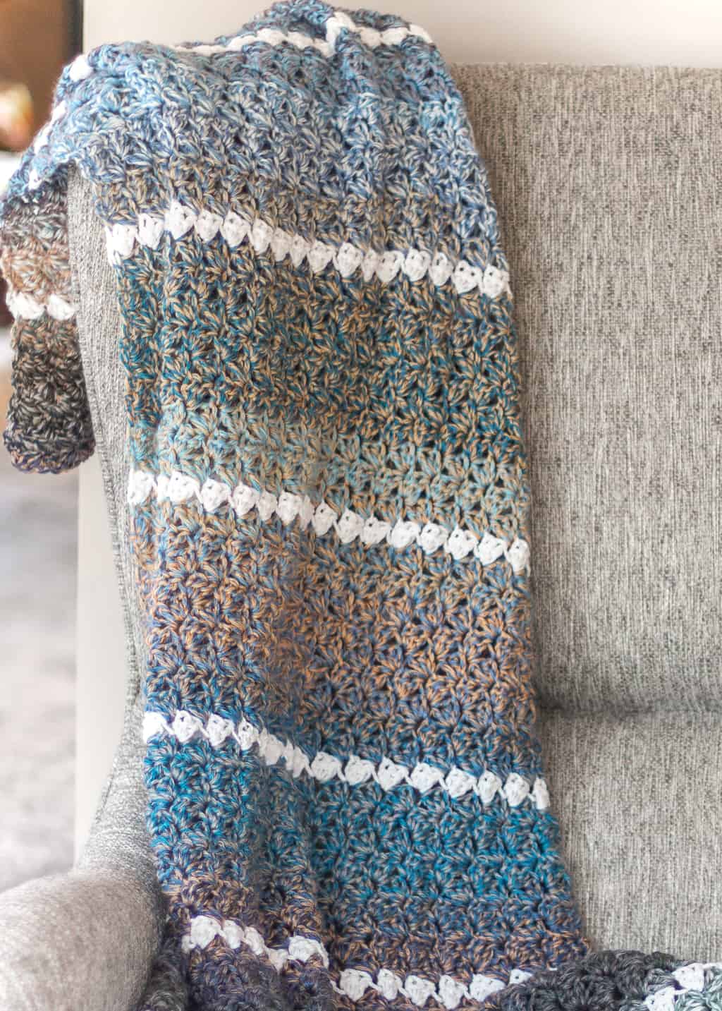 Easy Crochet Lap Blanket