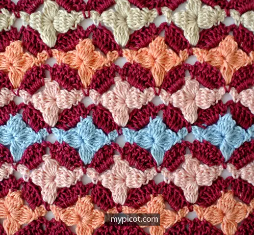 Crochet Flower Stitch Pattern