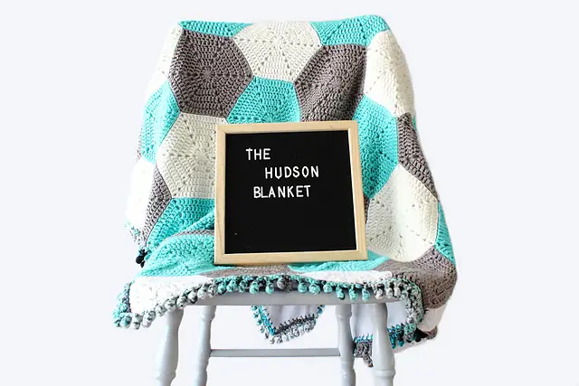 Modern Hexagon Baby Blanket Pattern