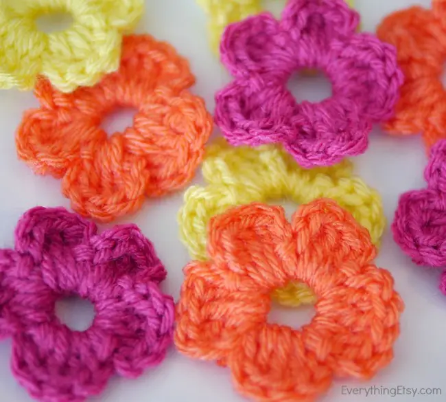 The Easiest Crochet Flower Pattern Ever!