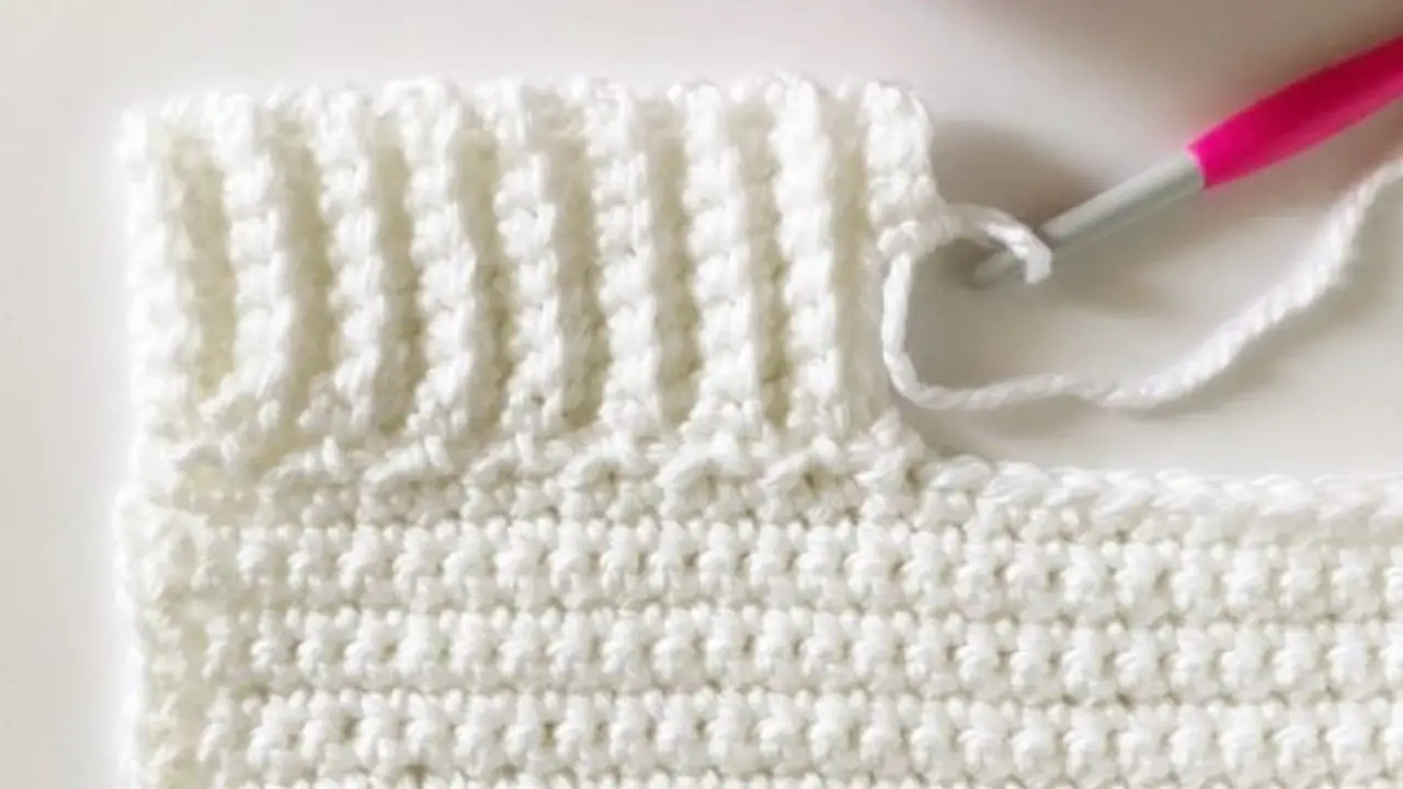 Simple And Elegant Crochet Blanket Border