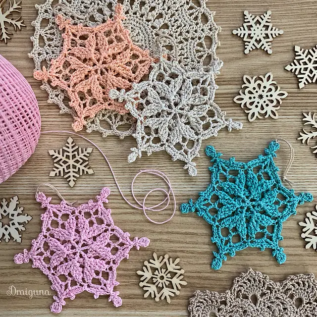 Lacy Snowflake Crochet Pattern To Celebrate Christmas