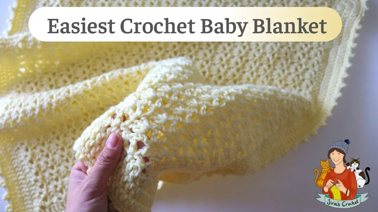 Easiest Crochet Baby Blanket Free Pattern- Quick And Easy Crochet Patterns