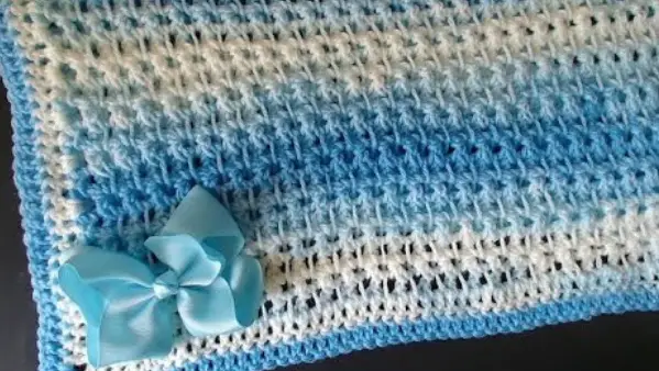 Easy Crochet Blanket - One Row Repeat Crochet Patterns