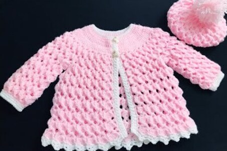 One Hour Baby Sweater Crochet Pattern: Quick and Easy Daily Crochet