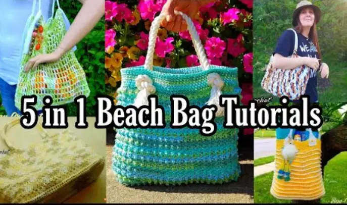 Easy Crochet Summer Beach Bag