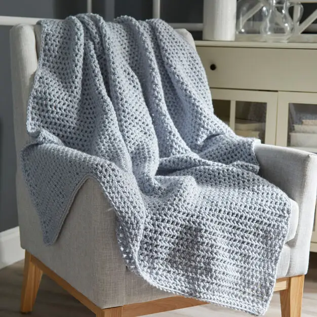 Easy Crochet Throw Pattern For The Absolute Beginner Daily Crochet