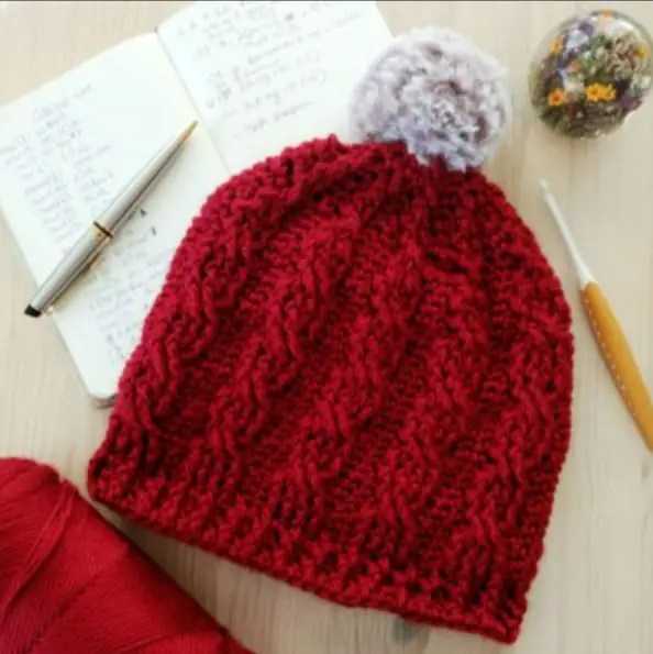 Get Cozy with This Easy Cable Crochet Hat Pattern - Knit And Crochet Daily