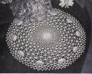Free Crochet Spider Web Doily Pattern