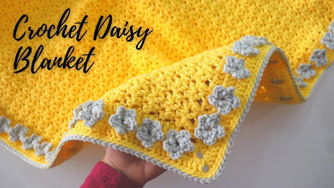 Simple Crochet Blanket For Beginners- Easy One Row Repeat