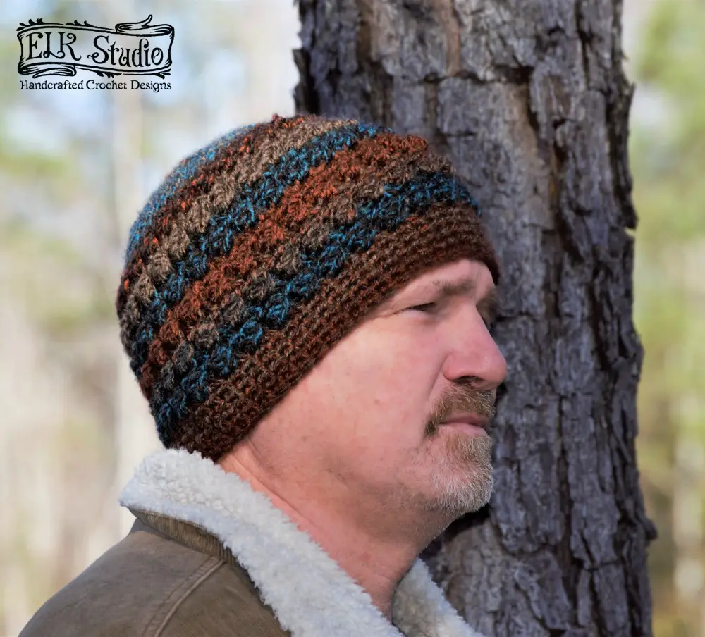Mens Crochet Beanie Pattern: Keeps Ears And Head Warm- DailyCrochet.com