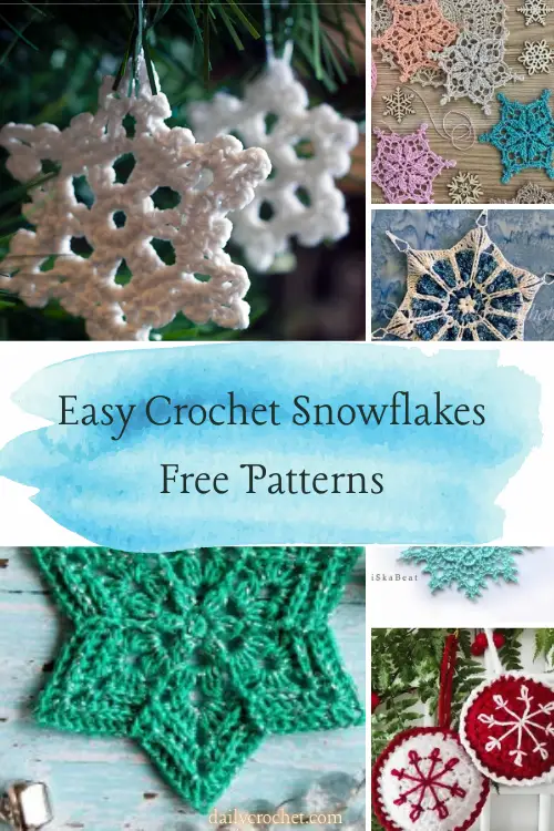 Easy Crochet Snowflakes Free Patterns