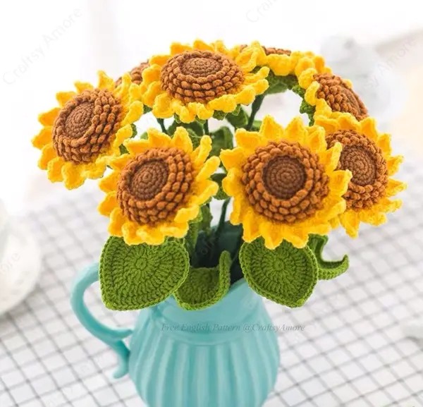 Vibrant Sunflowers Beautiful Pattern