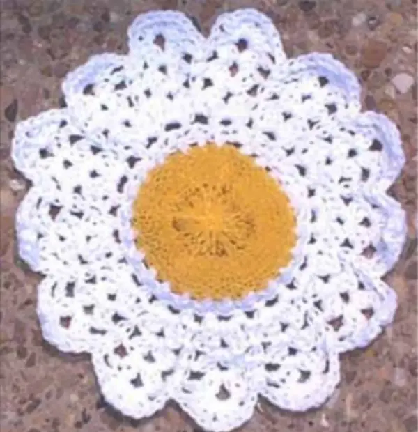 How to Crochet Sunflower Dishcloth Scrubber – Free Pattern