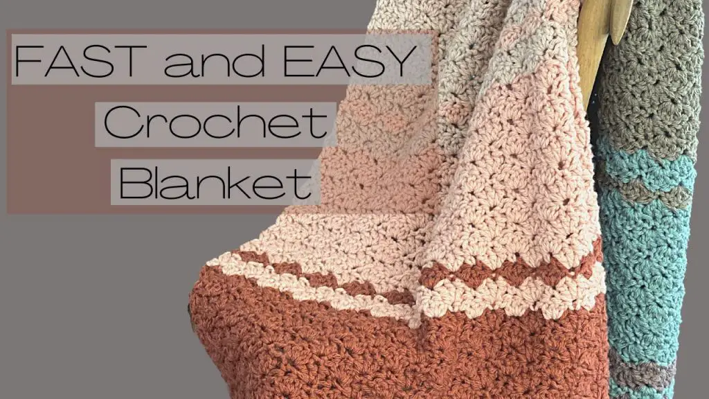 Fast And Easy Crochet Lap Blanket