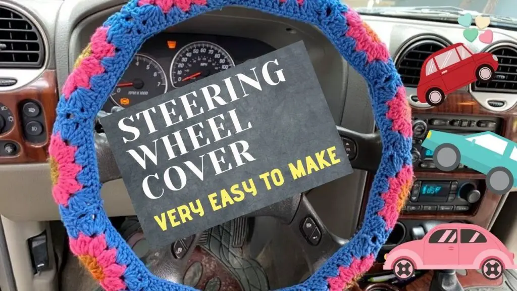 Free granny square steering wheel cover pattern
