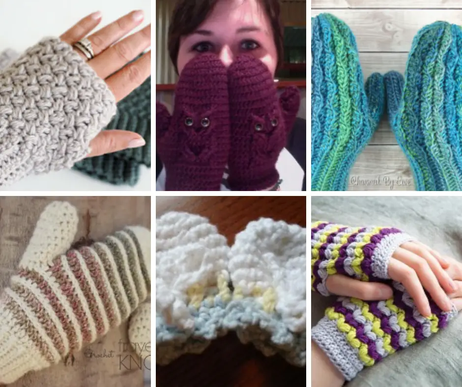 Free Crochet Mitten Pattern- Most Adorable And Cosy Designs