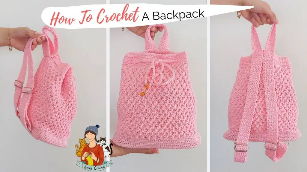 How To Crochet A Simple Chic Backpack With Straps: A Beginner Friendly Tutorial