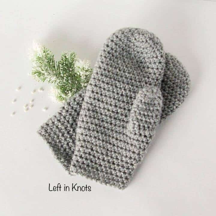 Crochet Perfect Fit Mittens - Free Pattern for Beginners