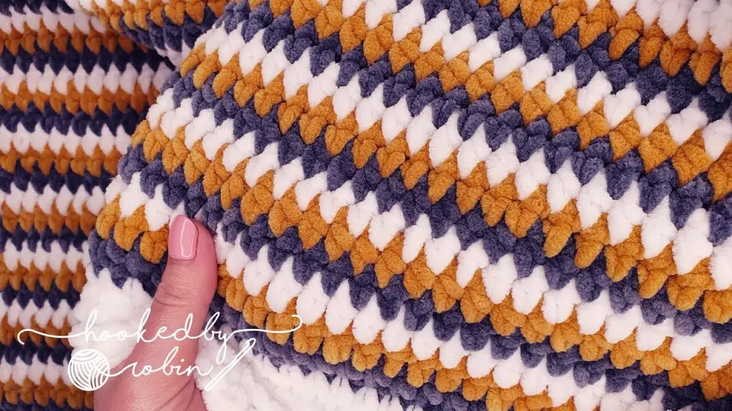 The Easiest Crochet Stitch For Velvet, Chenille, And Blanket Yarns