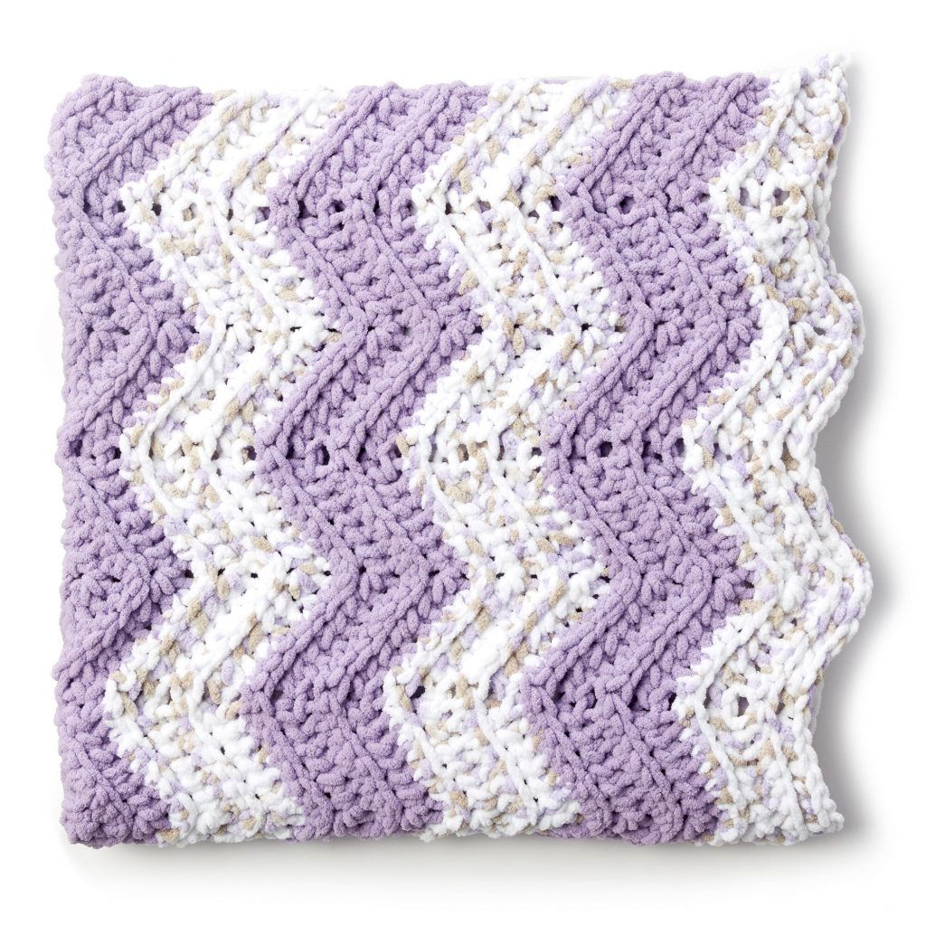 11 Easy And Free Bernat Blanket Yarn Crochet Patterns