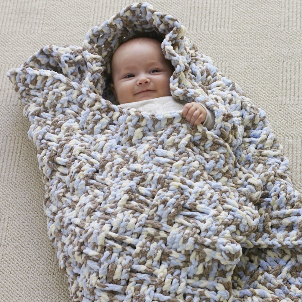 Bernat Dream Weaver Blanket Pattern