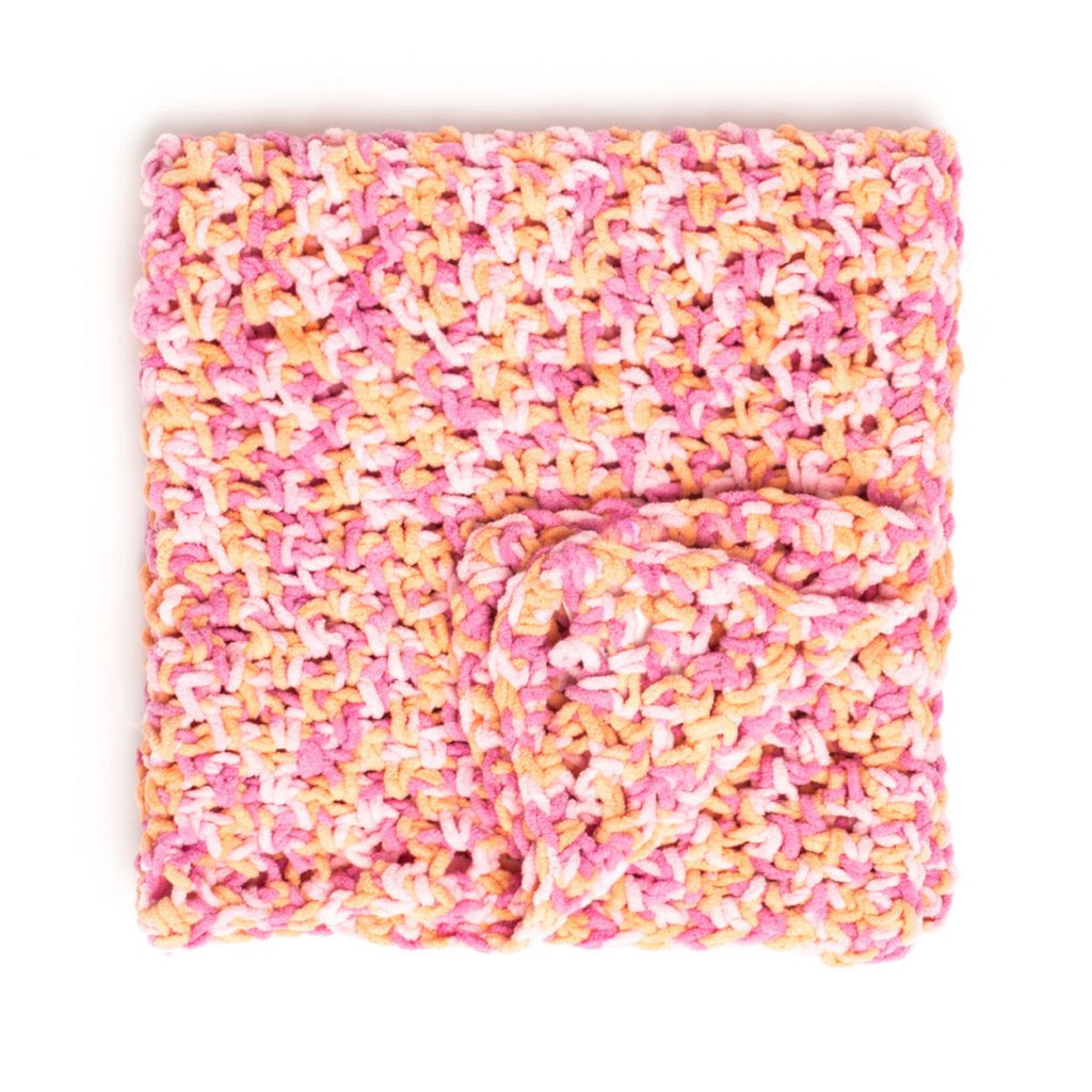 Bernat Simple Baby Blanket Free Crochet Pattern 