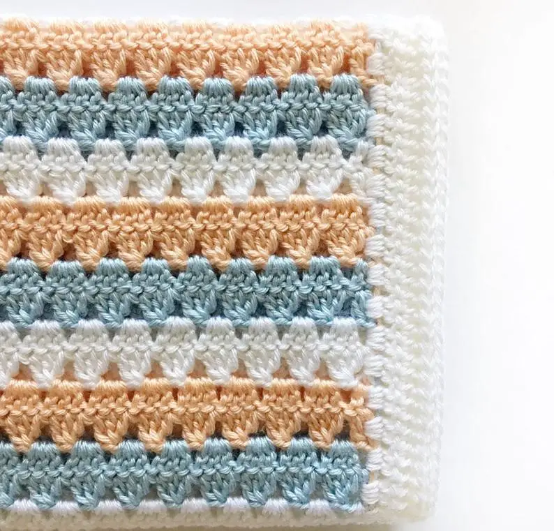 VERY EASY Modern Crochet Blanket Free Pattern
