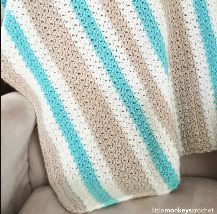 Sweet Ocean Breeze Baby Blanket Pattern