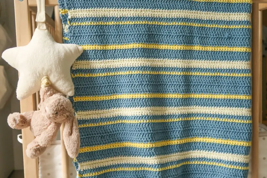 Basic Stitches Crochet Blanket For A Boy