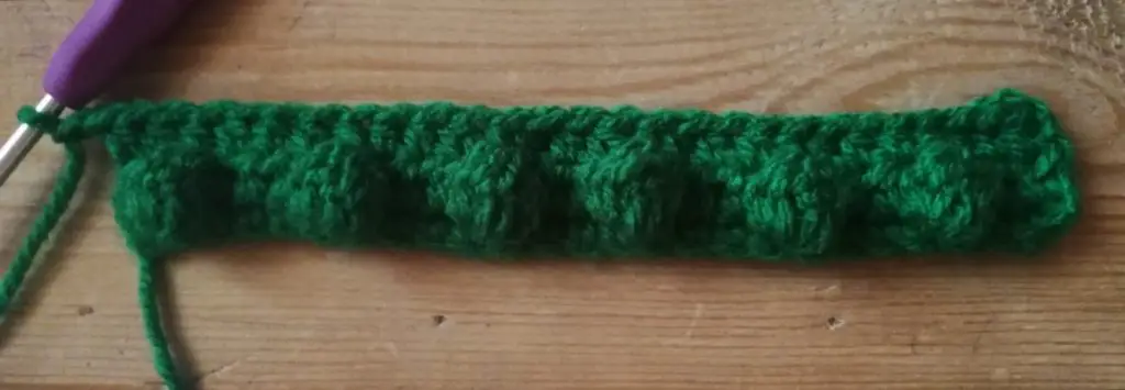 Crochet bobble stitch photo tutorial
