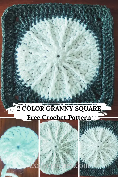 2 Color Granny Square Pattern- Download Now and Get Started!