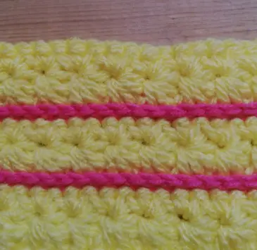 Crochet Star Stitch Written Instructions (Stars and Rows)