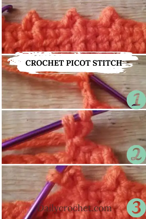 How to Crochet Picot Stitch - Step by Step Instructions