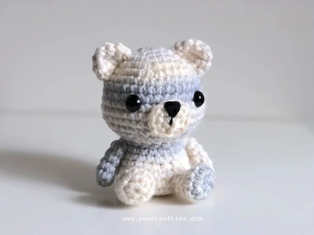 Peyton the Polar Bear Amigurumi Teddy Animal Doll