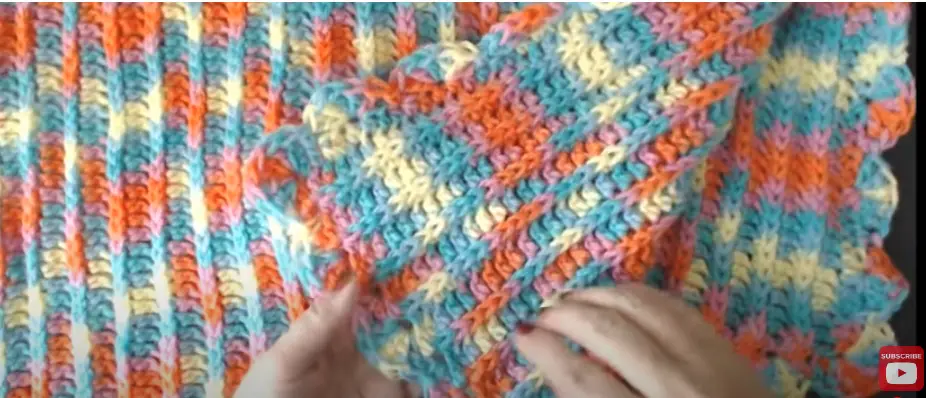 One Row Repeat Crochet Blanket - So Easy, You'll Be Done in a Flash!