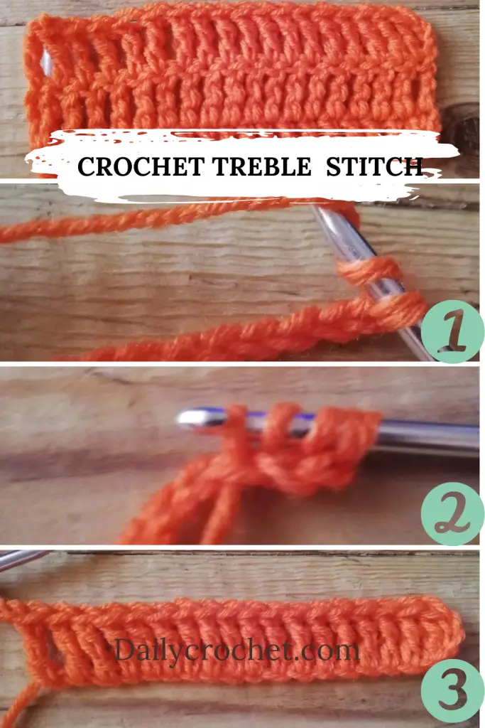 Tr Crochet Stitch: How To Do Treble Crochet Stitch
