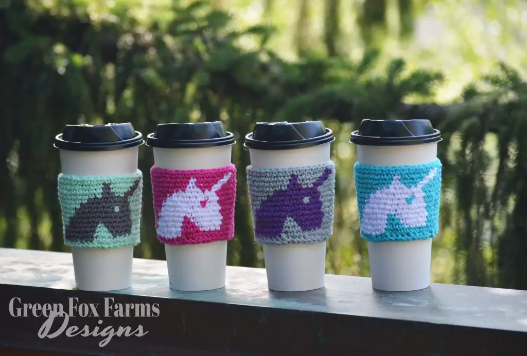 Unicorn Coffee Cozy Crochet Gifts