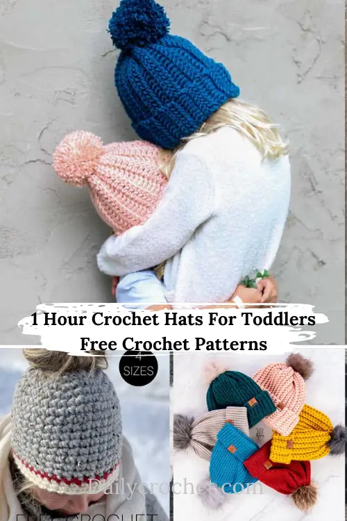 1 Hour Crochet Hats For Toddlers Free Patterns Daily Crochet
