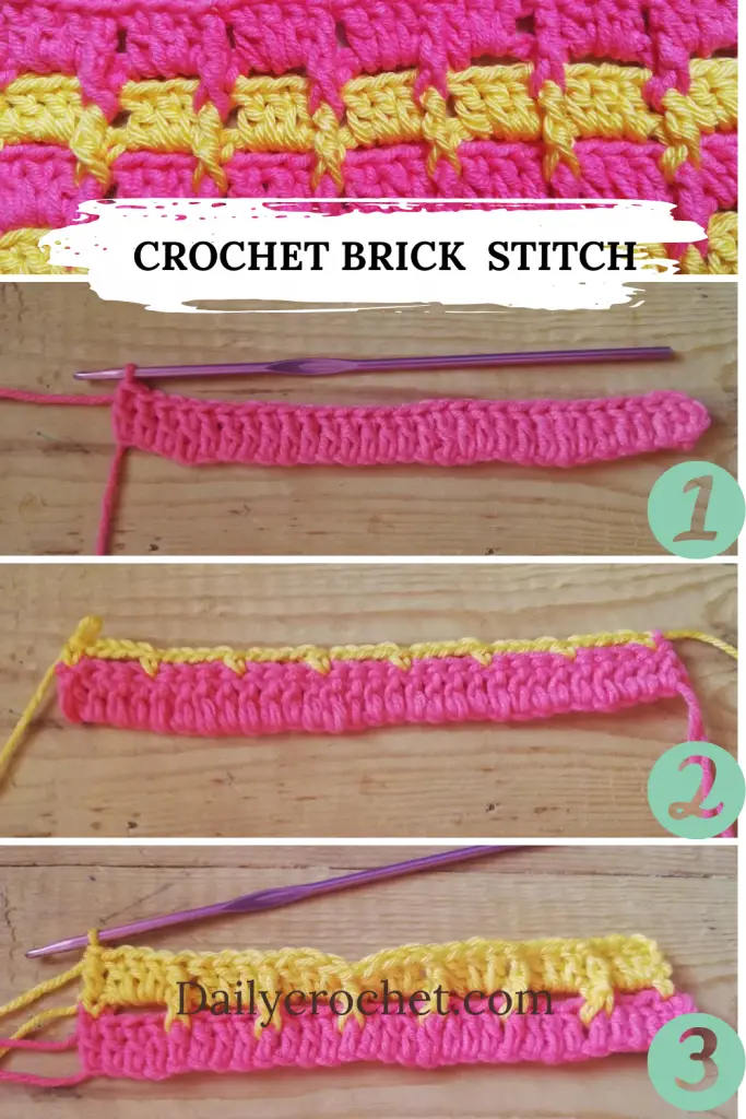 Free Crochet Pattern For Brick Stitch