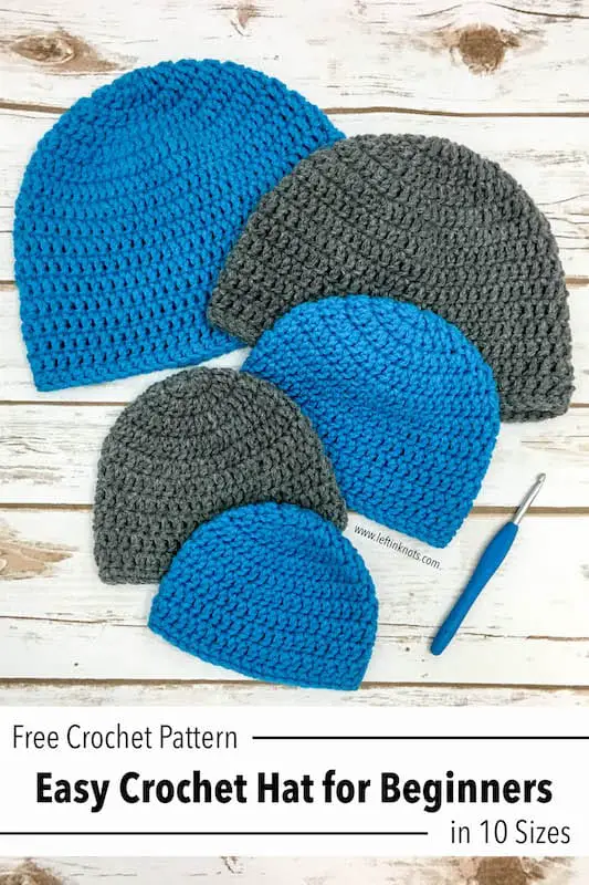 Worsted weight yarn easy hat pattern 