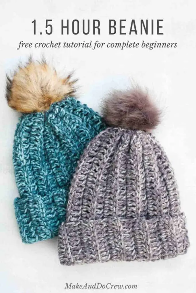 1.5-Hour Easy Crochet Hat Pattern