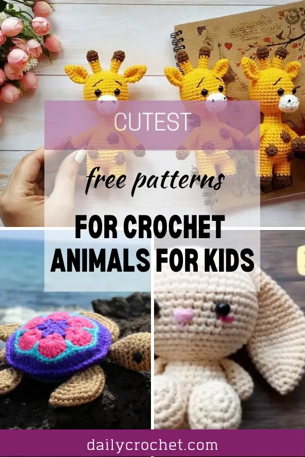 Cute Crochet Animal Patterns for Kids (All Free)
