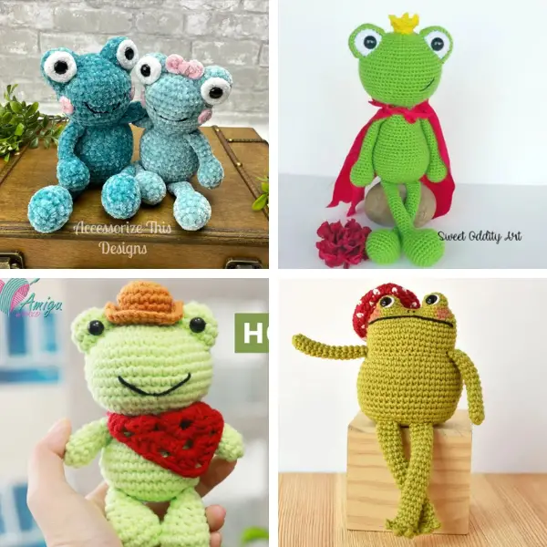 Free crochet frog patterns