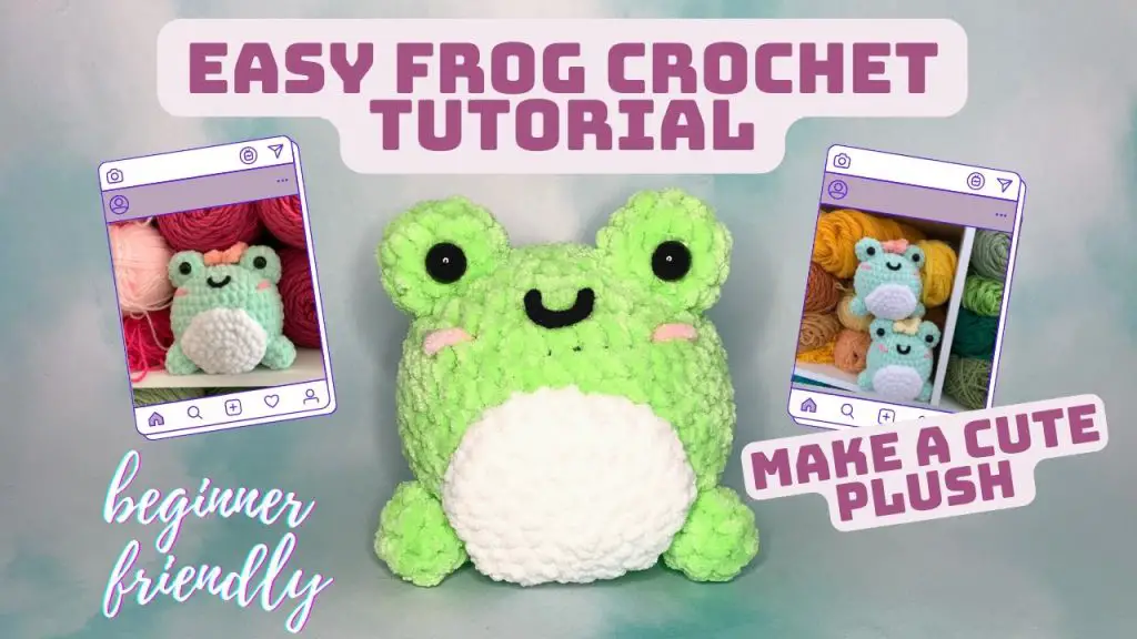 Crochet Frog Plush