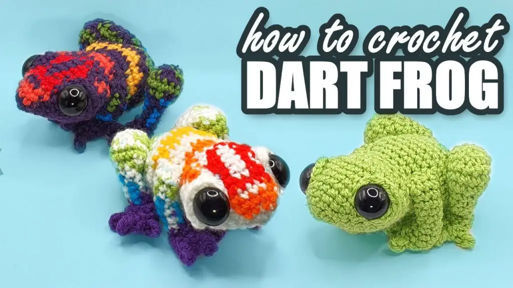 Unique Free Crochet Rainbow Frog Pattern