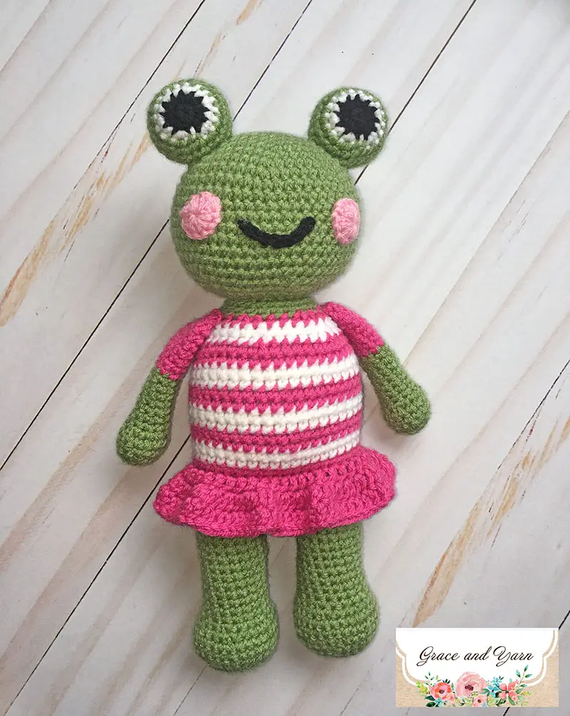 Mia, The Frog Free Amigurumi Crochet Pattern