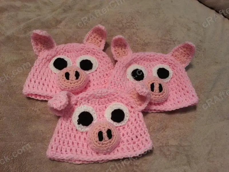 Crochet pig pattern 