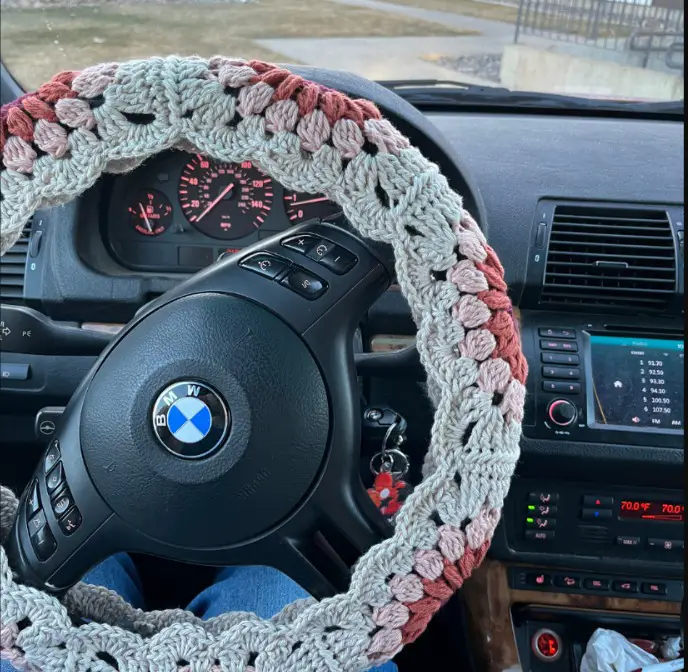 Crochet Steering Wheel Cover Pattern Free: Easy DIY Designs